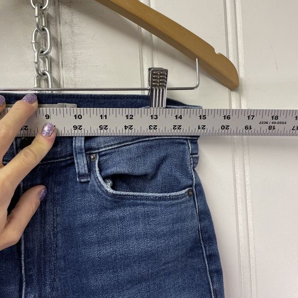 Hudson Barbara Skinny Ankle Jeans Women 27 High Rise‎ Stretch Blue Denim - Picture 5 of 11